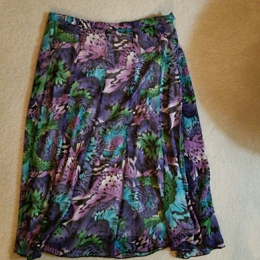 Notations Floral Skirt
